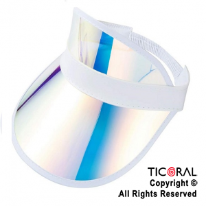 SOMBRERO VISERA TORNASOL PLATA x 1